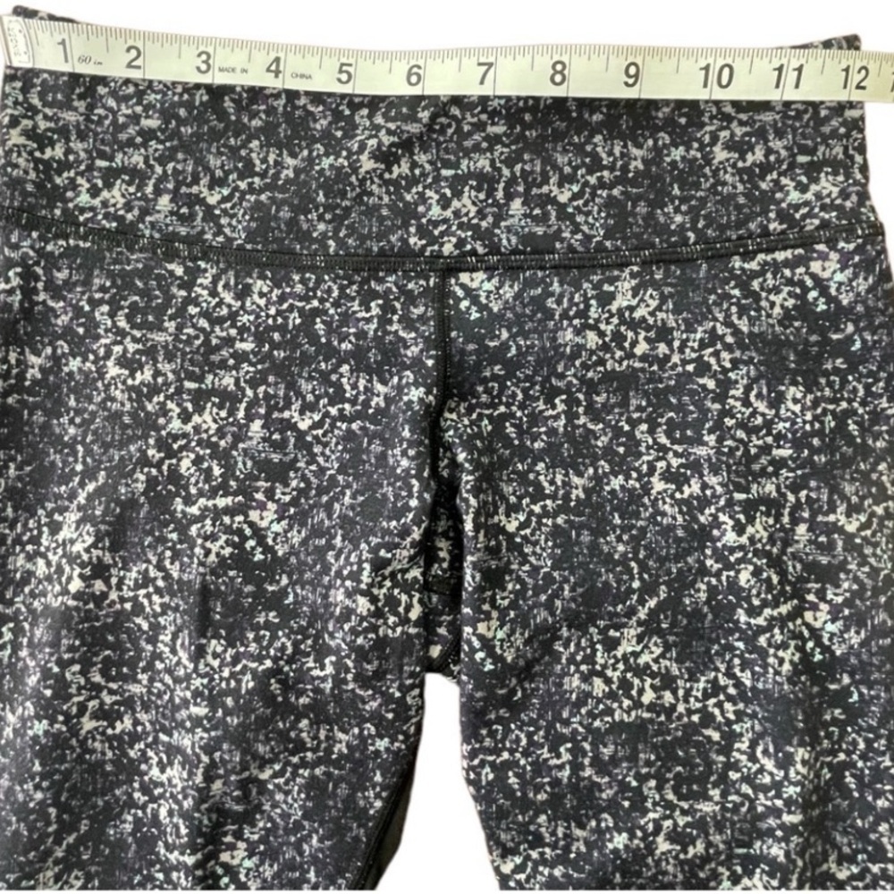 Lululemon Journey Crop Leggings in Rocky Road Sand Dune Toothpaste/Black - Sz 4 - Picture 11 of 12